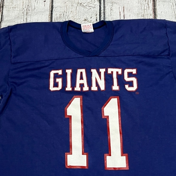 Vintage 80s Phil Simms New York Giants Rawlings NFL Football 1980s Tshirt - Picture 4 of 7